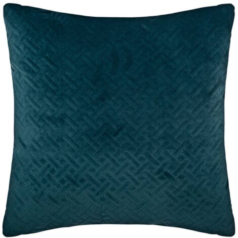 Kissen Dolce - Samt - entenblau - 40x40 cm