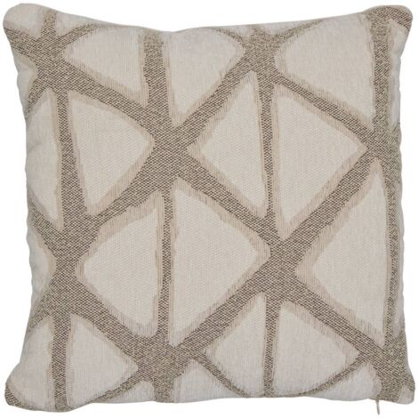 Kissen Dune 40x40cm jacquard beige - Atmosphera créateur d'intérieur