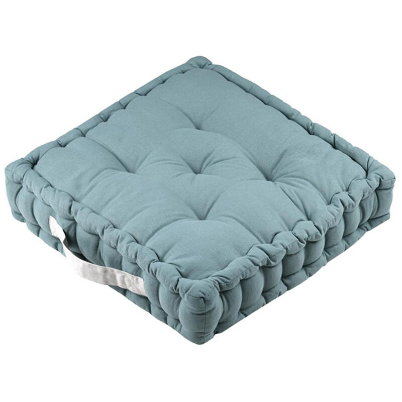 Kissen Duo Stoff Jade/perle 45x45x10cm - Stoff