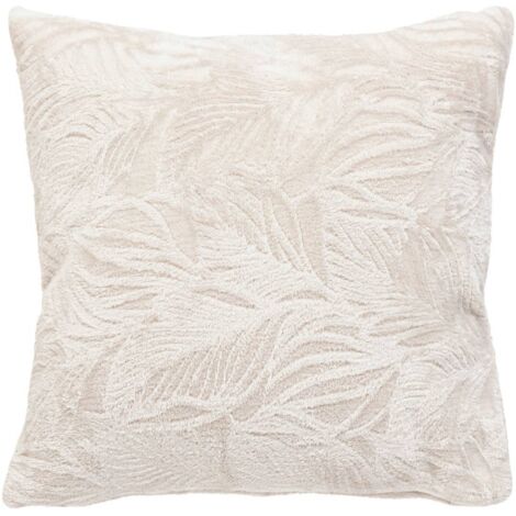 Kissen Flanell Ryo beige Leinen 40x40cm - Atmosphera créateur d'intérieur