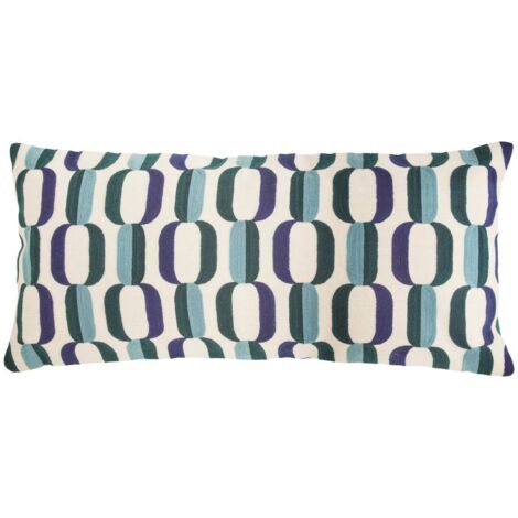 Kissen Hary blau 75x35cm - Atmosphera créateur d'intérieur