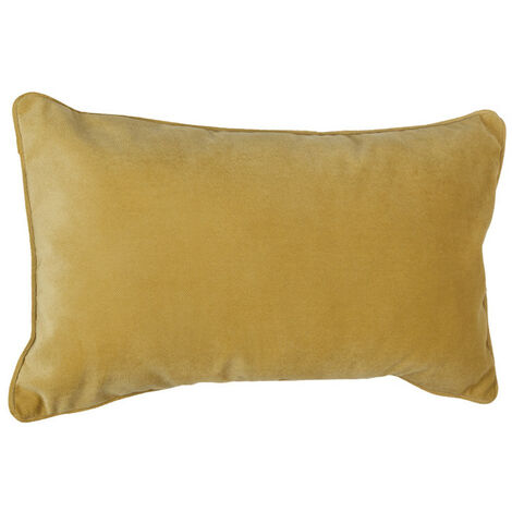 Kissen Lilou Samteffekt 30 x 50 cm Atmosphera - Ocker