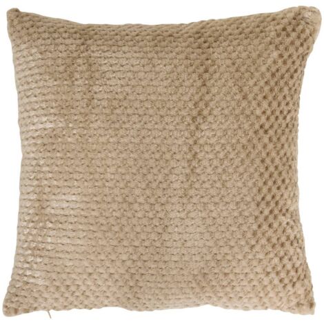 Kissen Lyno beige Leinen 40x40cm - Atmosphera créateur d'intérieur