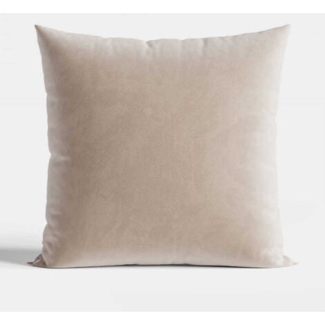 Kissenbezug 40x40 Dekorativer Samt Creme