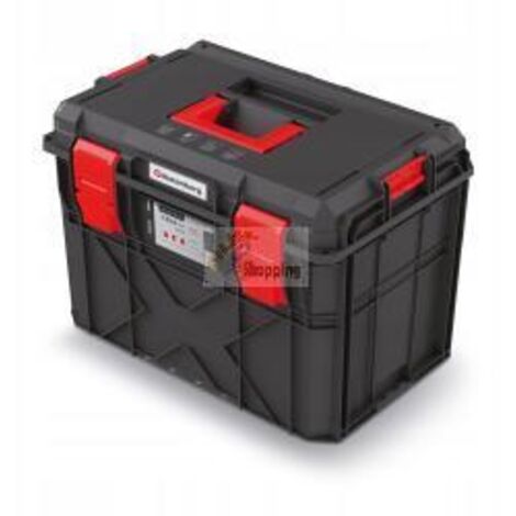Kistenberg Cassetta porta attrezzi (cerniere di metallo, incl. divisori e vaschette, capacità di carico di 50 kg, X-Block PRO, dimensioni: 546 x 380 x 407 mm)