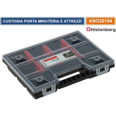 KISTENBERG KNO20154 CUSTODIA PORTA ATTREZZI E MINUTERIA 11 SCOMPARTI