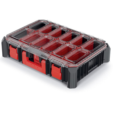 Kistenberg Organizer MSX 40 HIGH Kleinteilemagazin mit Trennstegen