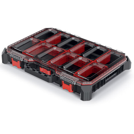 Kistenberg Organizer MSX 40 LOW Kleinteilemagazin mit Trennstegen