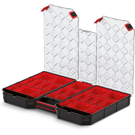 Kistenberg Sortimentsbox TAGER CARBO ORGANIZER KTGC60406B mit Bechern