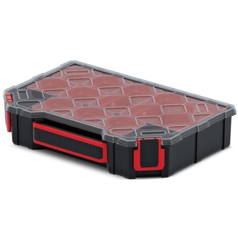 Kistenberg Sortimentskasten Werkzeugkiste Kleinteile Box Aufbewahrung Organizer, Version: KTG30206B, 284 x 195 x 60