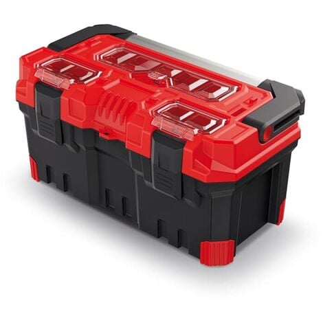 Kistenberg Werkzeugkiste Werkzeugkasten Werkzeugbox Toolbox aus Kunststoff leer, Version: KTIPA5025-3020 496 x 258 x 240