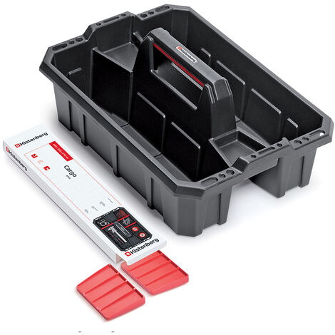 Kistenberg Werkzeugtrage Werkzeugbox Träger Koffer Tragekasten leer Cargo Plus, Version: KCA50S, 495 x 345 x 210