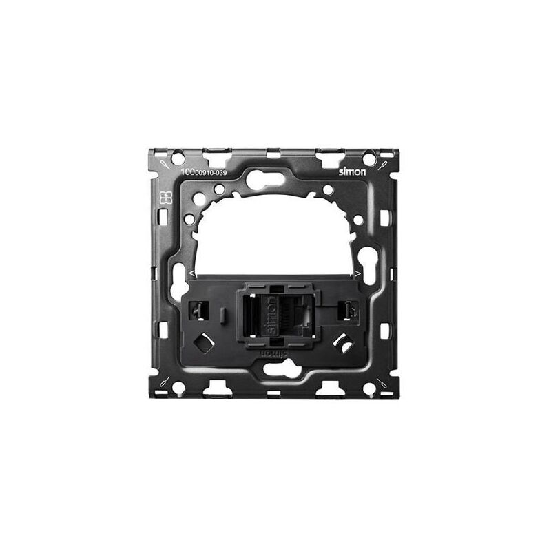 

Kit Back 1 elemento 100 con 1 conector informatico RJ45 6 UTP 10010106-039 - Simon