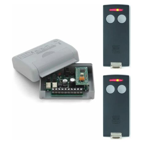 Kit 1 mini-récepteur + 2 télécommandes 2 canaux S504 / 433Mhz - CARDIN