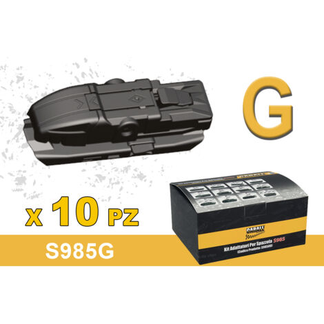 Kit 10 Attacchi G Per Spazzole Tergicristallo S985 Flat e T191 Ibrida