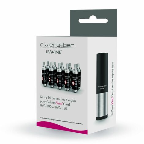 Kit 10 cartouches d'Argon BVA310 - Riviera-et-Bar