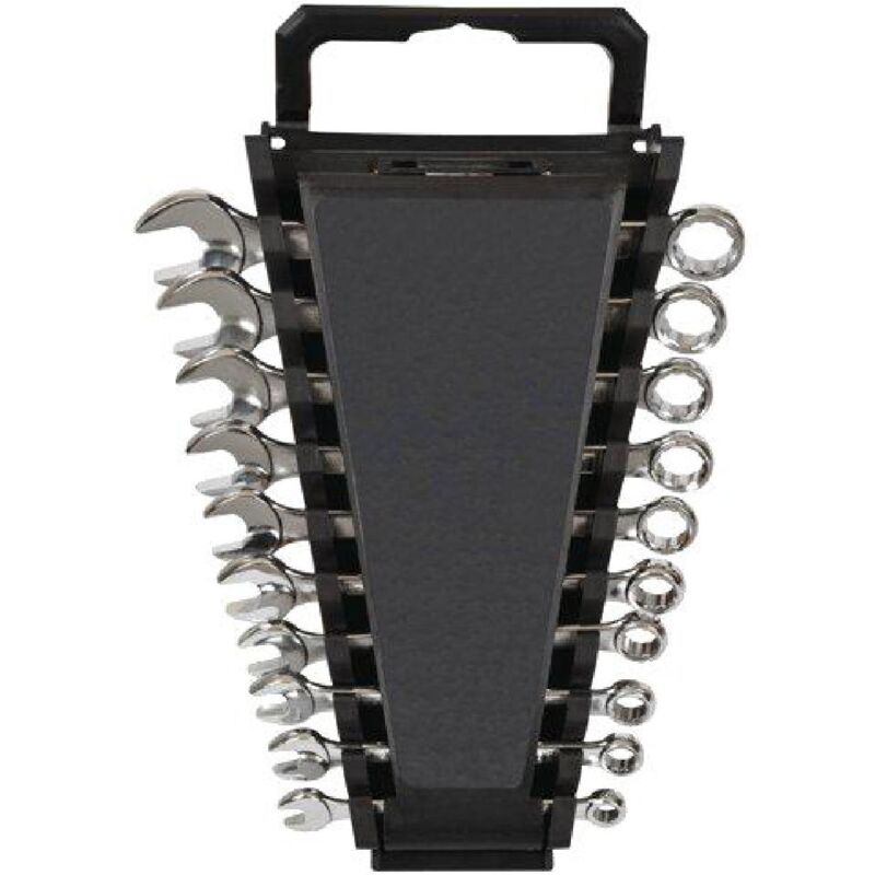 Adnauto - Kit 10 Cles mixtes plate oeil - a suspendre - 7 a 16 mm