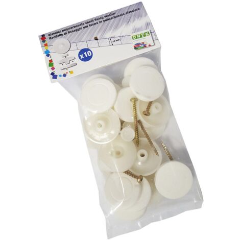 KIT 10 FISSAGGI PER LASTRE RONDELLE+VITI