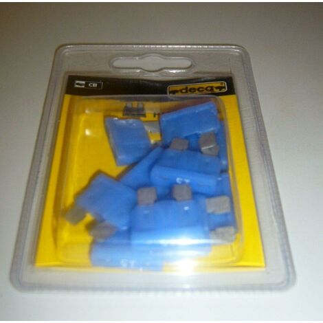 KIT 10 FUSIBILI 15A  CARICABATTERIA AVVIATORI CLASS ORIGINALI DECA