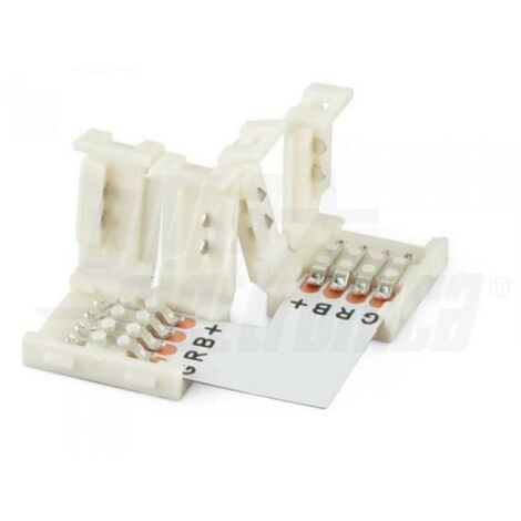 Kit 10 l-verbinder alpha elettronica für rgb led streifen 10mm- jo379/051/04