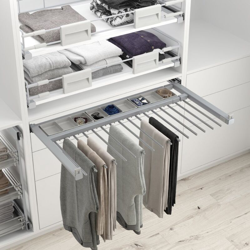 

Kit Soporte 12 Pantalonero Extraible Modulo 690/700 R/522020 - Cromo Mate