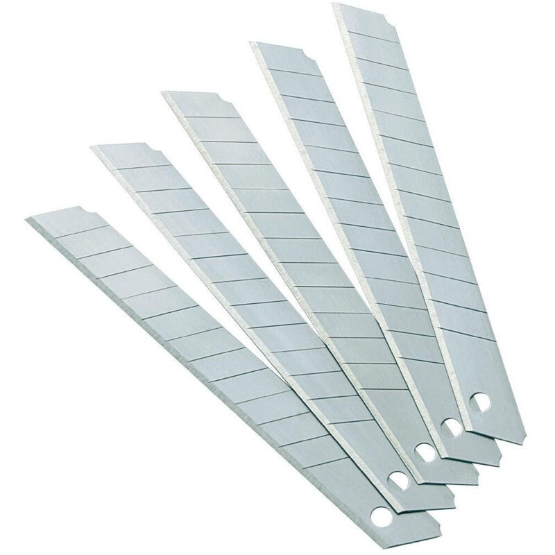 Image of Trade Shop Traesio - Trade Shop - kit 10 stück klingen ersatzklinge cutter 25 x 07 mm ltf 20244 -