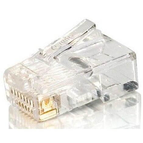 KIT 100 CONECTORES RJ45 EQUIP CATEGORIA 5e 121140