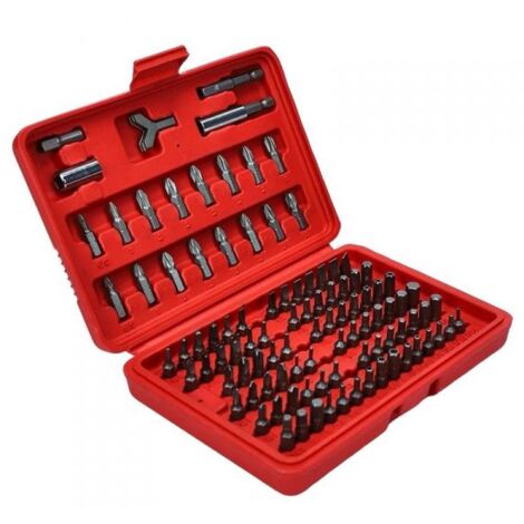 Kit 100 Inserti Giravite Cacciavite punte Trapano Avvitatore 100 Pezzi  70730
