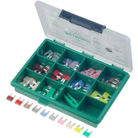 Kit 100 Mini fusibles 2A 3A 4A 5A 7.5A 10A 15A 20A 25A 30A