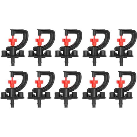 Kit 10x asperseur rotatif G avec support serre jardin