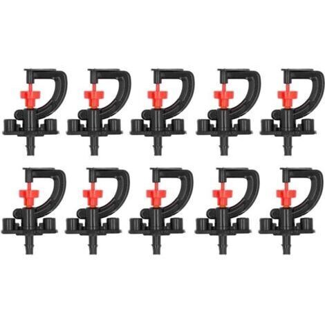 Kit 10x asperseur rotatif G avec support serre jardin