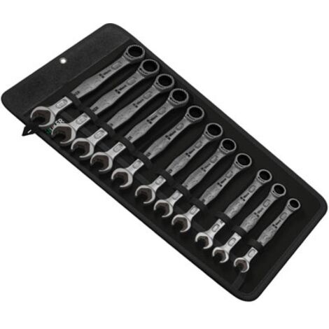 Kit 11 Cles mixtes a cliquet - 8 a 19 mm