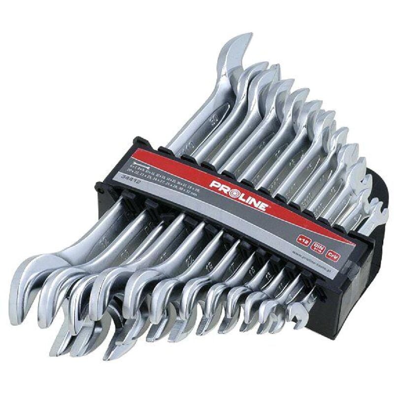 Kit 12 Cles plates - 6 a 32 mm