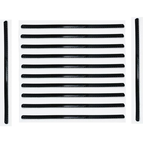 Kit 12 Lame Mini Seghetto  Mini Seghetto Puk Arco Per Ferro Metallolama 155 Mm