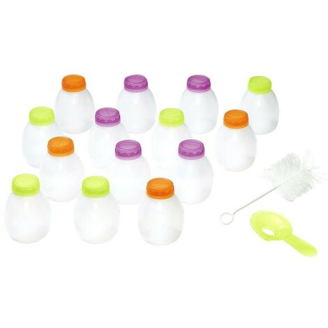 KIT 14 BOUTEILLES 20CL YAOURT A BOIRE ENTONNOIRE GOUPILLON POUR YAOURTIERE LAGRANGE