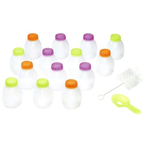 KIT 14 BOUTEILLES 20CL YAOURT A BOIRE ENTONNOIRE GOUPILLON POUR YAOURTIERE LAGRANGE