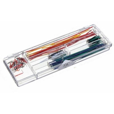 Kit  140 jumpers puentes para protoboard  con caja plastico [Proyectos Arduino]