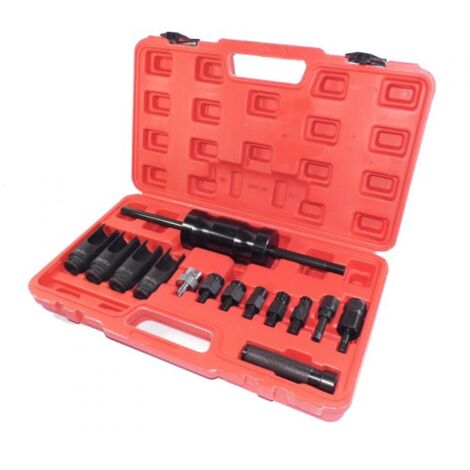 Kit 14pz Estrattore Iniettori con Martello Scorrevole Universale Motori Diesel