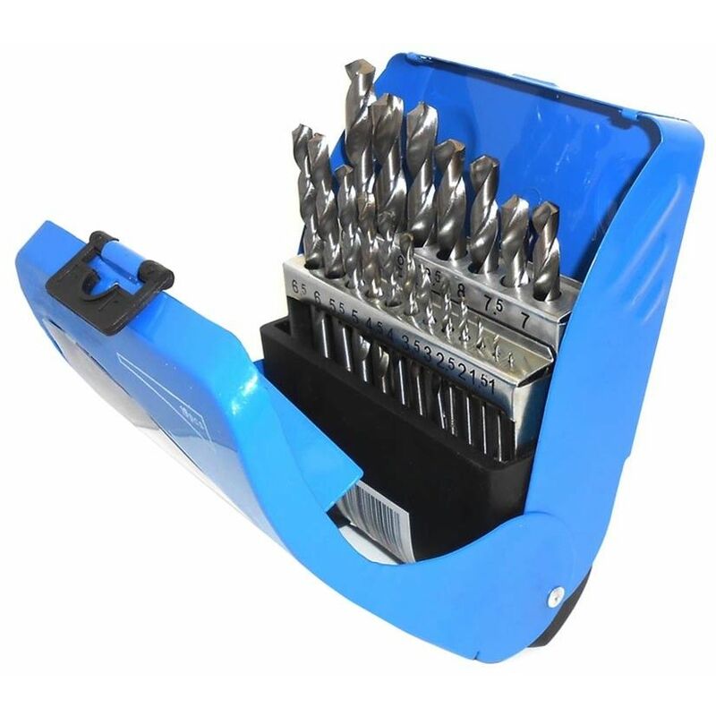 Image of Tools - Kit 19 Punte Trapano In Metallo Lega Hss Punta Da 1 a 10 Mm Fresa Frese Forare