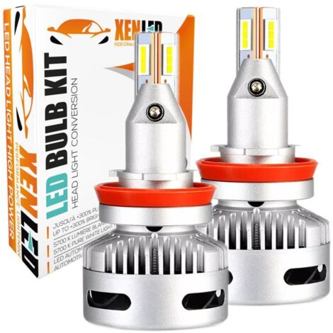 Kit 2 Ampoules LED H8 H9 H11 N26 45W 11600Lms LED Pro - Design Lenticulaire