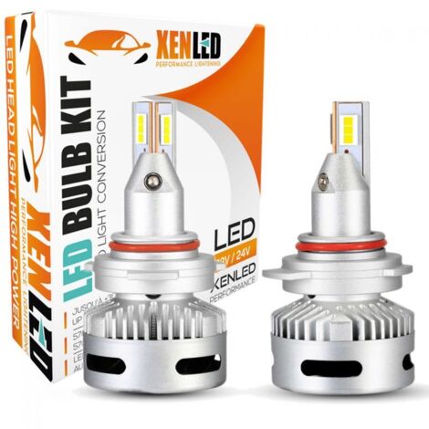 Kit 2 Ampoules LED HIR2 9012 N26 45W 11600Lms LED Pro - Spécial Lenticulaire