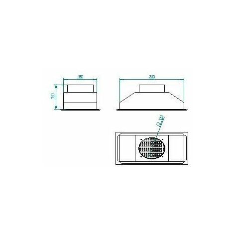 Kit 2 bouches récupérateur de chaleur pour poêle à bois 350 m3/h