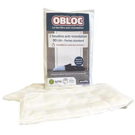 Kit 2 boudins inondation 90x180 OBLOC