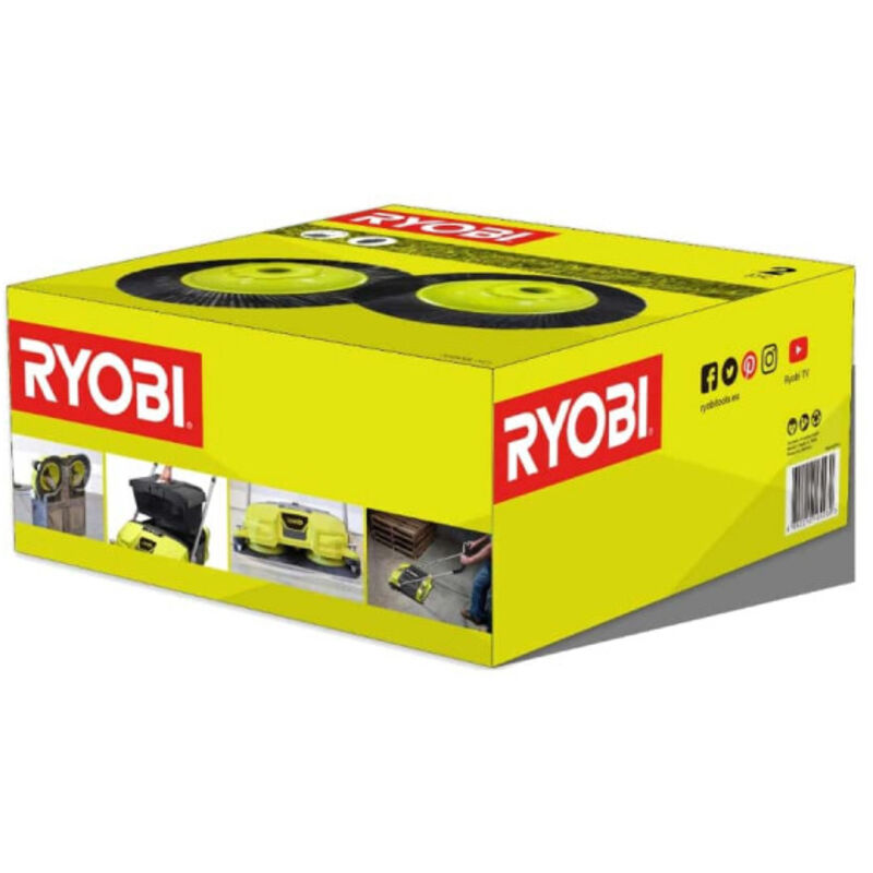 Kit 2 brosses RYOBI pour balayeuse motorisée RAKDSB02 - vue 2