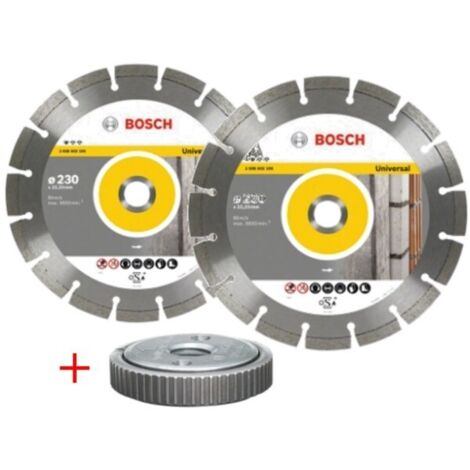 Kit 2 discos de diamante standard universal 230mm BOSCH