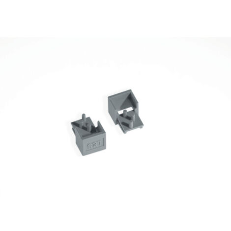 Kit 2 embouts latéral MicroMEC 1. Noir - L&S ITALIA SRL