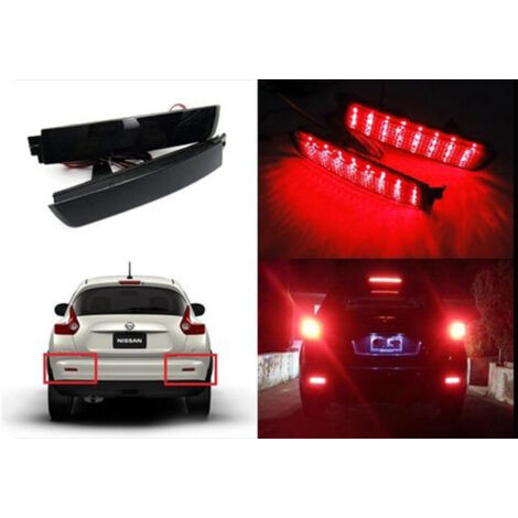Kit 2 Fanali Posteriori A Led Nero Fume Per Nissan Juke Murano Sentra Sentra Infiniti FX35 FX37 FX50 QX70