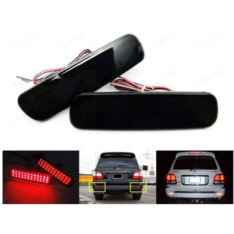 Kit 2 Fanali Posteriori A Led Nero Fume Per Toyota Land Cruiser J100 Cygnus Lexus LX470