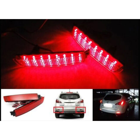 Kit 2 Fanali Posteriori A Led Rosso Per Nissan Juke Murano Sentra Sentra Infiniti FX35 FX37 FX50 QX70 Sostituzione Riflettore Catarifrangente
