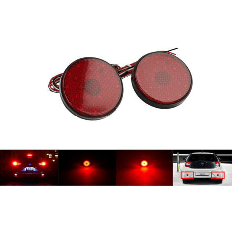 Kit 2 Fanali Posteriori A Led Rosso Per Nissan Qashqai Toyota Sienna Corolla Scion XB IQ Sostituzione Riflettore Catarifrangente Originale